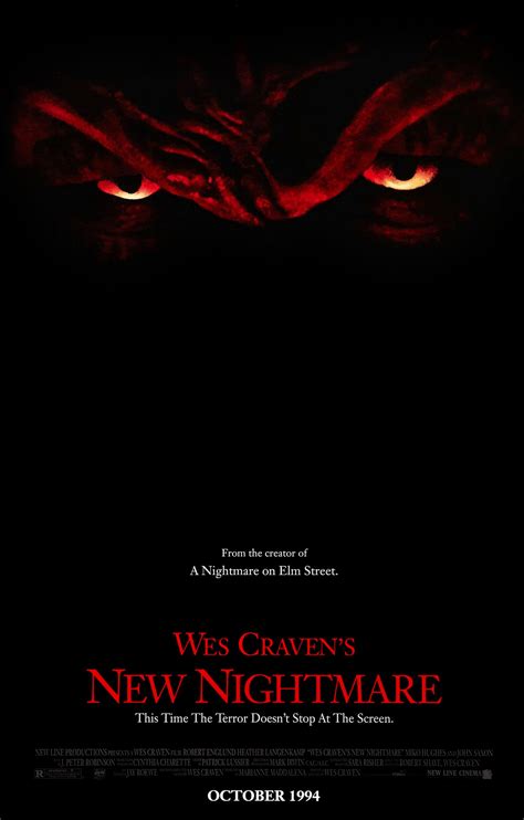 Wes craven's new nightmare parents guide - New plot points: The Elm Street parents burned Freddy 10 years prior and Nancy was not an only child; ... Note: Wes Craven did film the “Freddy driving the car” ending, but it was not included on this release. ... New Line Home Video re-released A Nightmare on Elm Street as part of their Infinifilm collection. This two disc set included ...